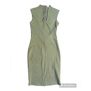 Sage Colored BodyCon Mid-length Dress Size Medium